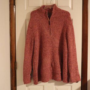 Rose Pink Sherpa Sweater